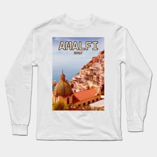 Italy Amalfi Retro Vintage Travel Souvenir Long Sleeve T-Shirt